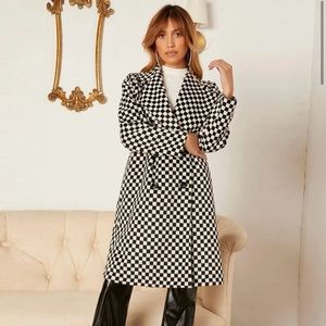 Shein Checkered Coat